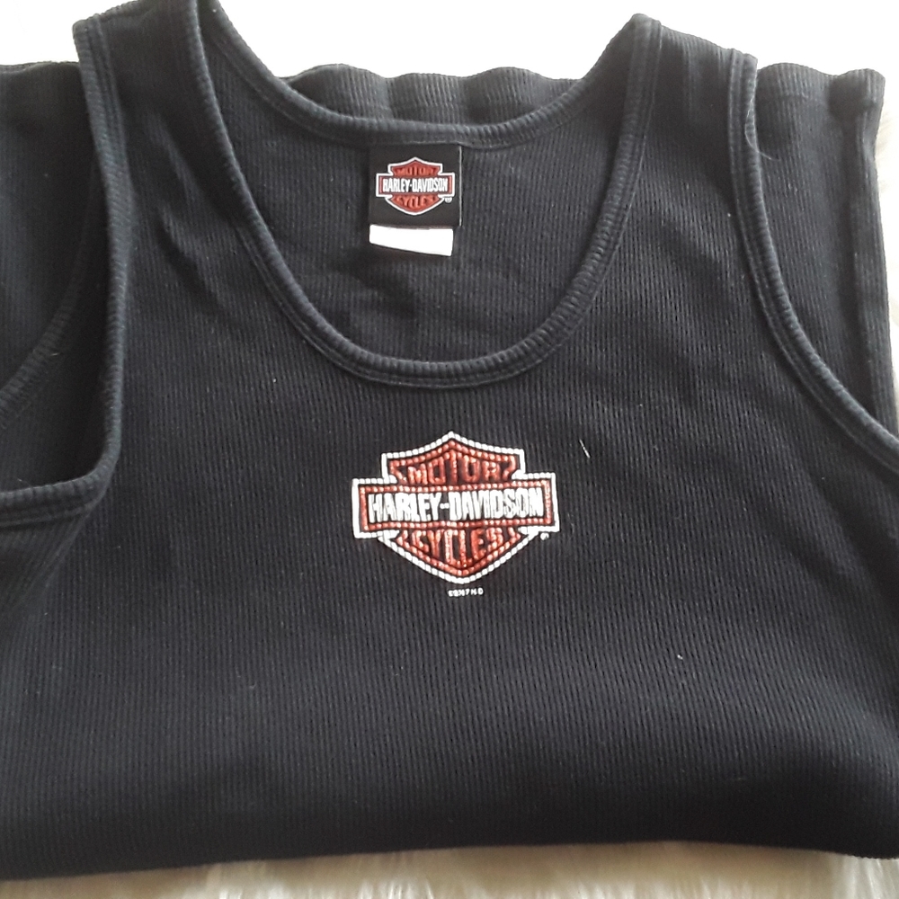 Harley Davidson Black Tank Top